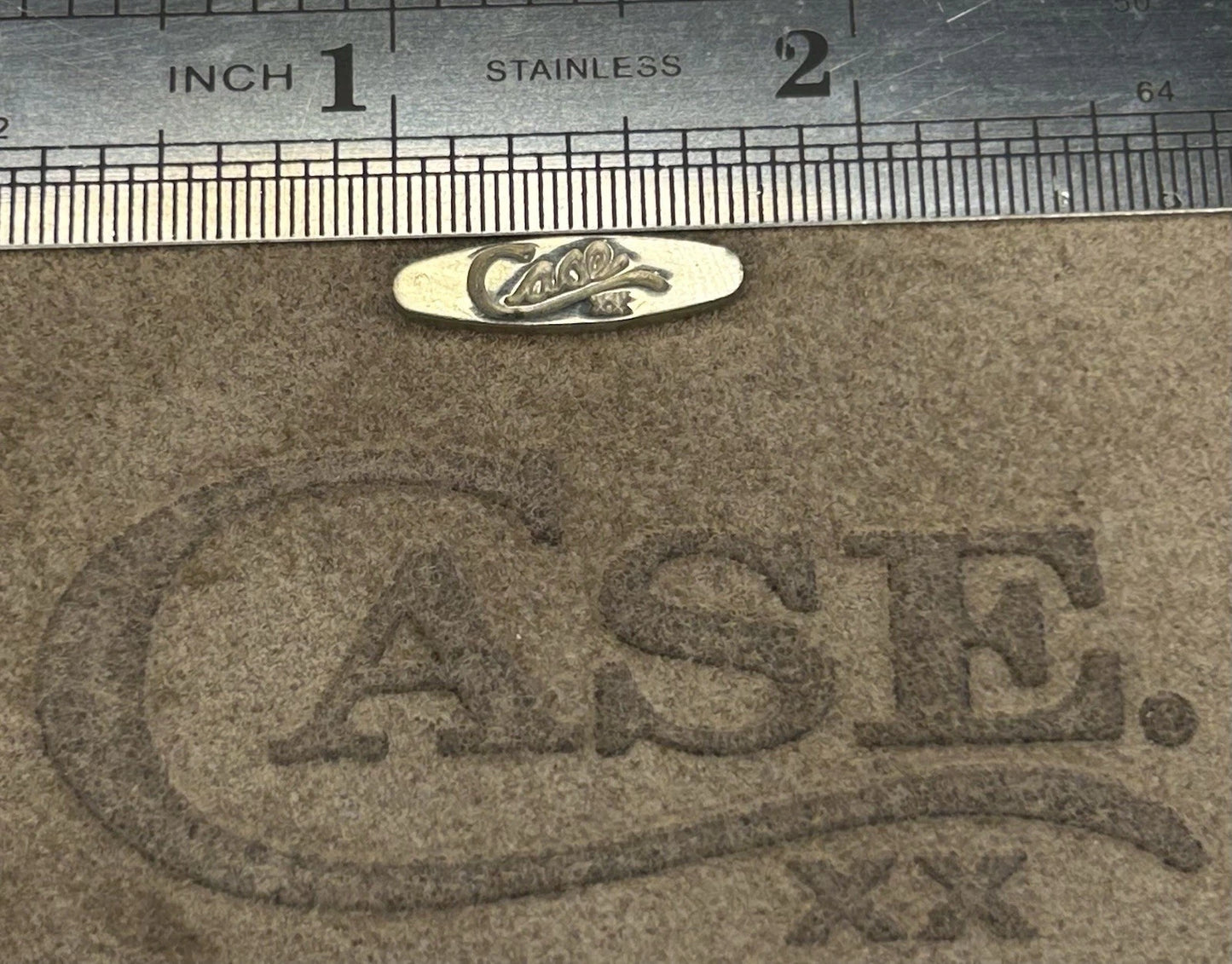 Case XX Replacement Shield/Badge/Emblem Genuine From An Old Knife.