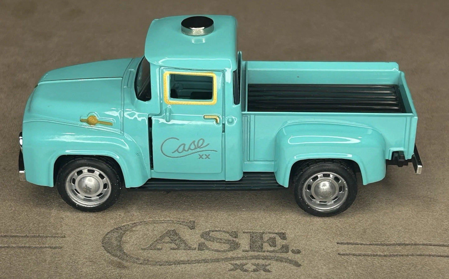 Case XX Engraved Toy Truck Knife Stand W/Magnet. Knife Not Included.