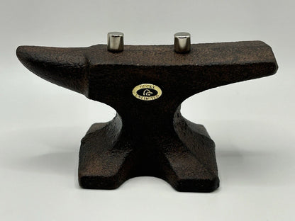 Anvil Knife Stand Display With Ducks Unlimited Shield/Badge & Magnets