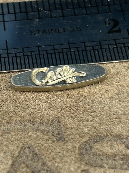 Case XX Replacement Shield/Badge/Emblem Genuine From An Old Knife.