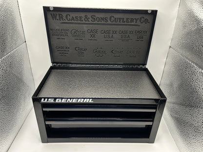 Custom Deer Scene Case XX Knife Display Tool Box Laser Engraved