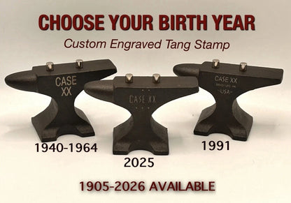 🔥CHOOSE YEAR🔥Custom Case XX Tang Stamp Anvil Knife Stand Magnet Paperweight