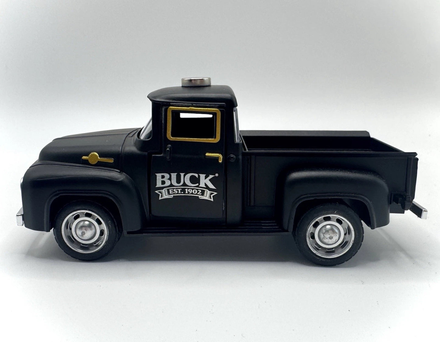 Custom Engraved Buck Knives Diecast Pickup Truck Knife Display Holder w/ Magnet