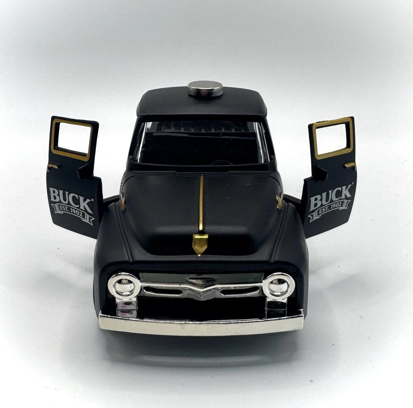 Custom Engraved Buck Knives Diecast Pickup Truck Knife Display Holder w/ Magnet