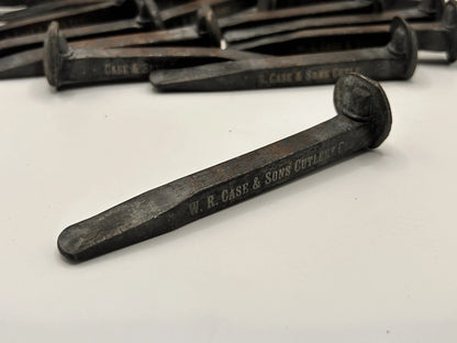 Custom Engraved Small Railroad Spike W.R. Case & Sons Knife Decor Rustic Gift