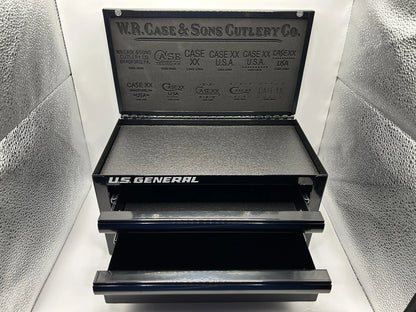 Custom Engraved Case XX Tractor Farm US General Mini Toolbox Display