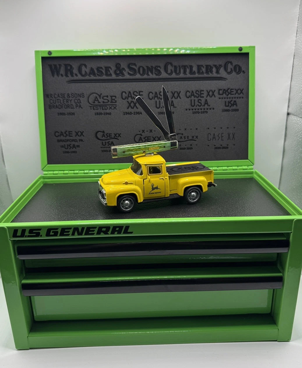 Custom Laser Engraved Case XX Built For Generations US General Mini Toolbox Farm