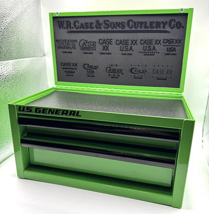 Custom Laser Engraved Case XX Built For Generations US General Mini Toolbox Farm