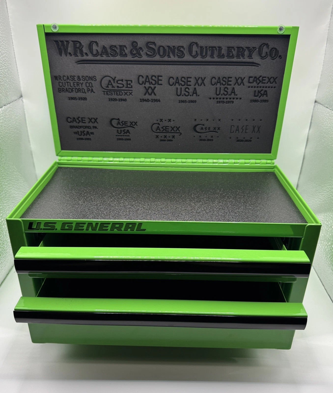 Custom Laser Engraved Case XX Built For Generations US General Mini Toolbox Farm