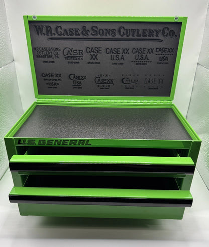 Custom Laser Engraved Case XX Built For Generations US General Mini Toolbox Farm