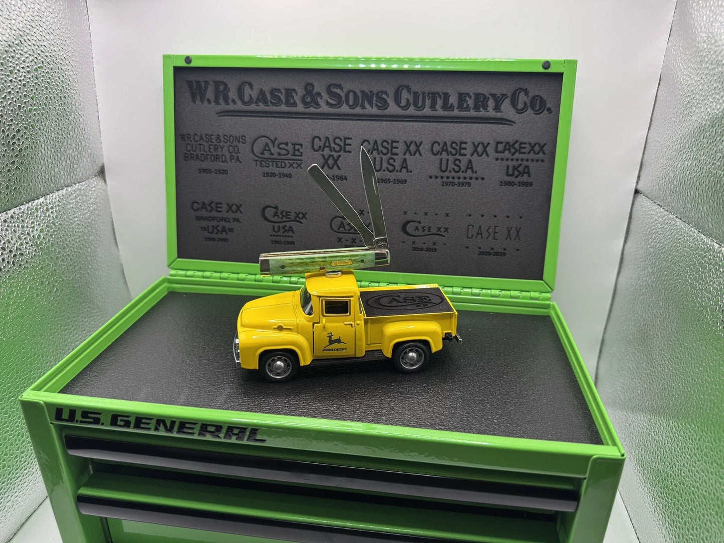 Custom Laser Engraved Case XX Built For Generations US General Mini Toolbox Farm