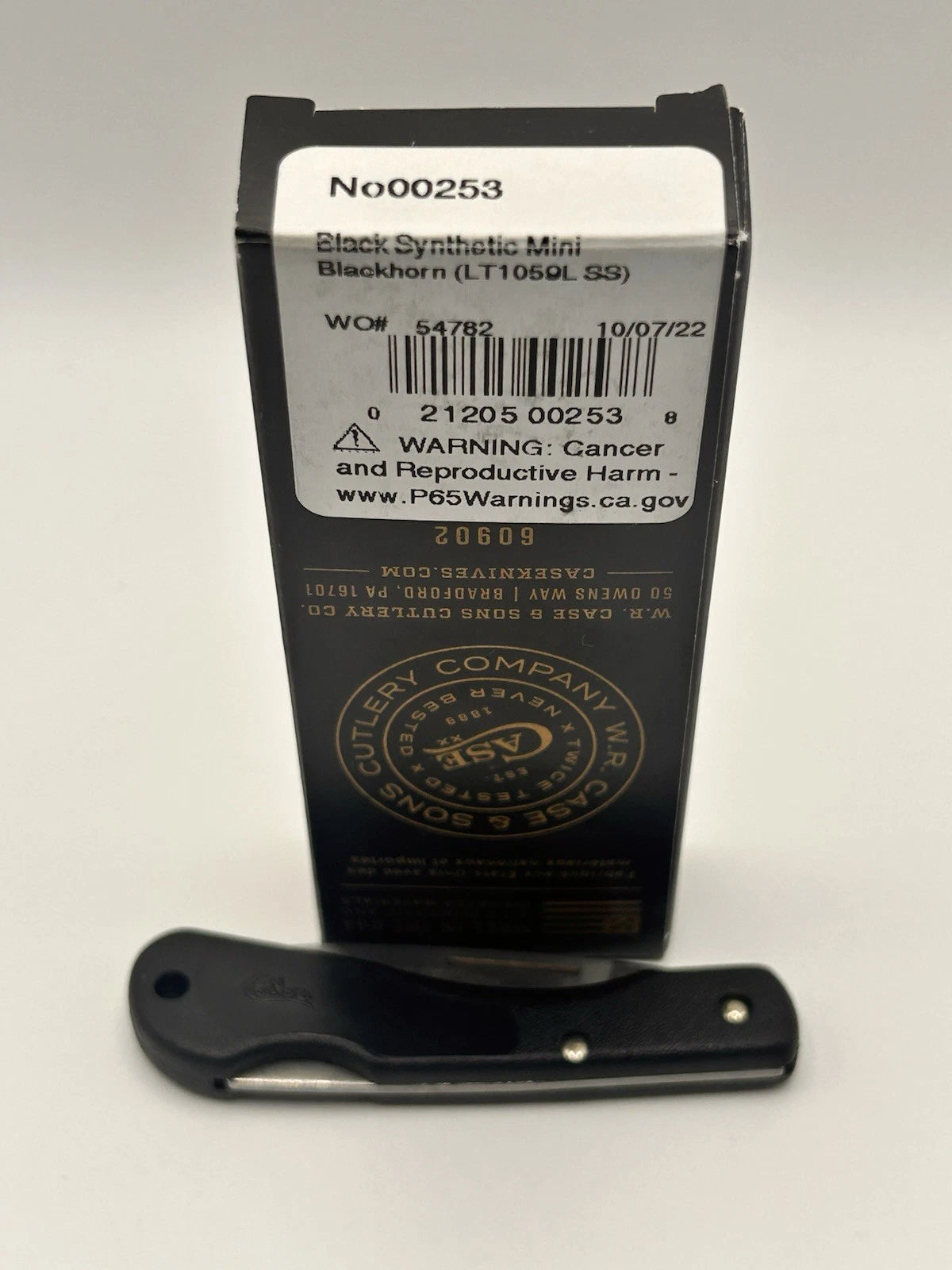 Case XX Mini Blackhorn “My First Case Knife” Custom Laser Engraved Gift USA
