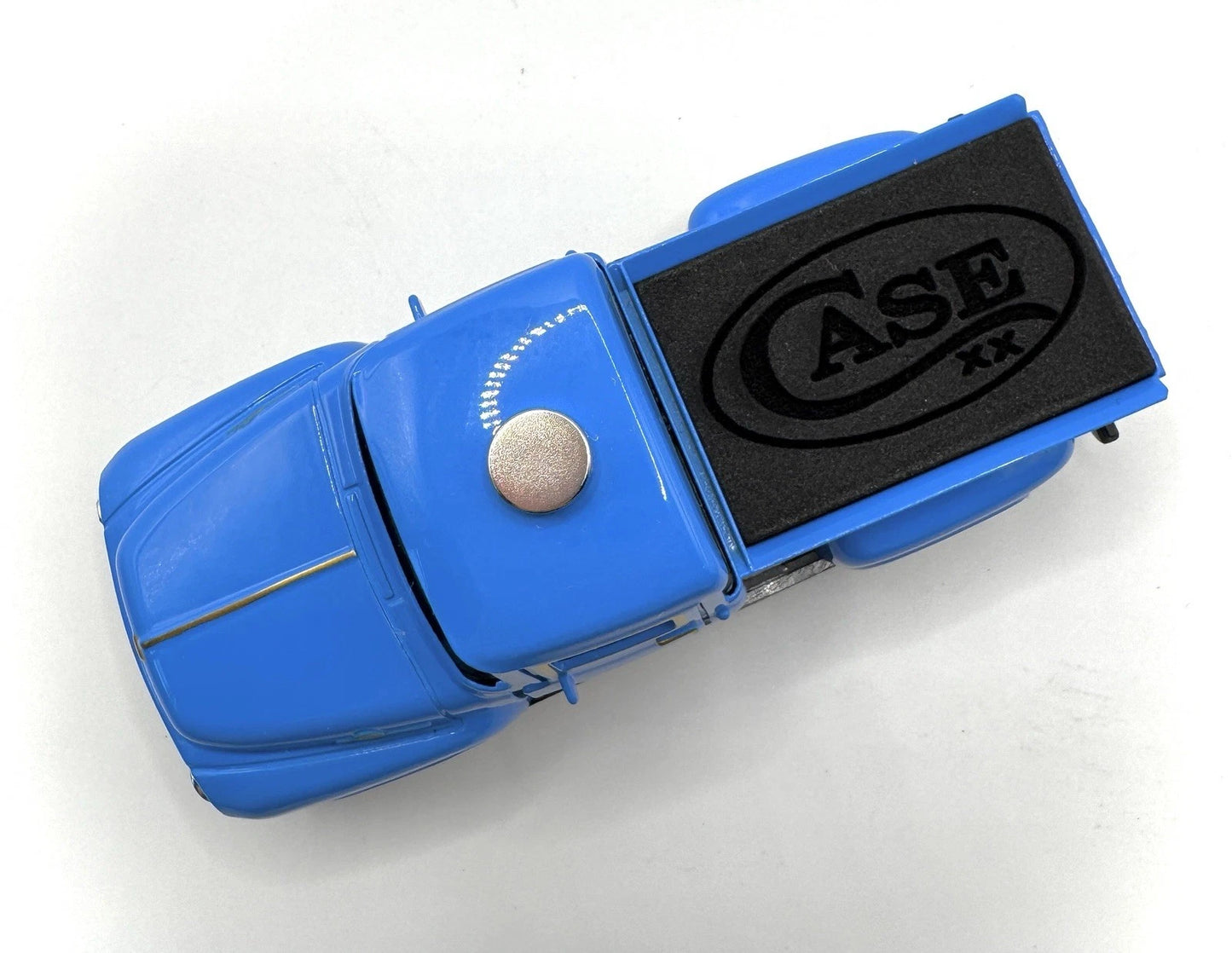 Custom Case XX Sea Dragon Knife Display Truck w/ Magnet & Foam Insert Blue