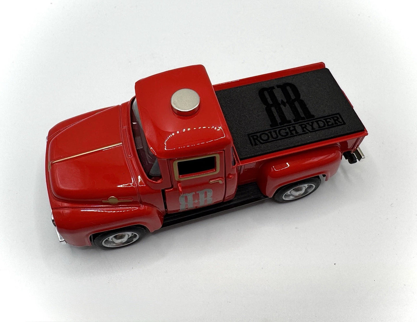 Custom Rough Ryder Knife Display Truck w/ Magnet & Foam Insert Red
